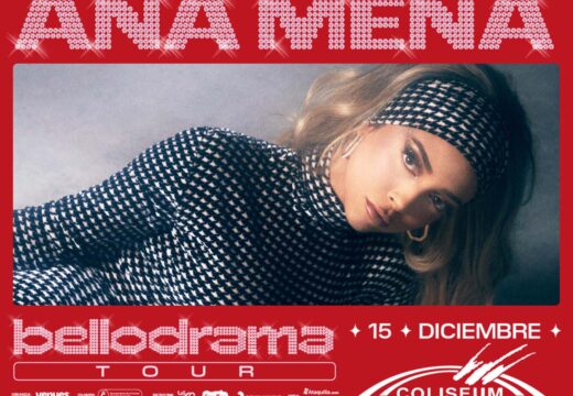 Ana Mena actuará no Coliseum da Coruña o 15 de decembro para presentar o seu álbum ‘Bellodrama’